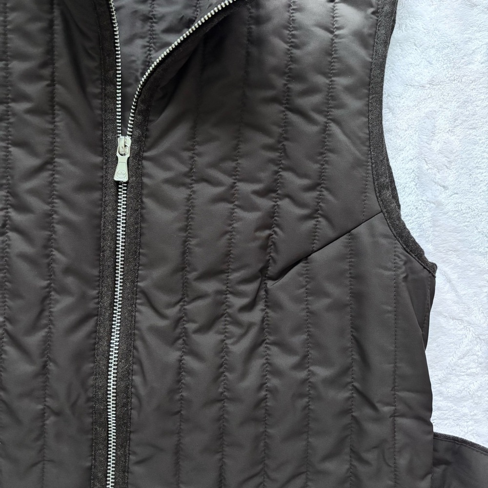 PETER MILLAR Scout Dark Brown Diamond Quilted Travel Vest--NWT--M - Picture 8 of 16
